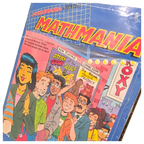 Puzzlemania + Math = Mathmania Highlights Set Of 4 Activity Books for Kids NEW - Picture 3 of 9